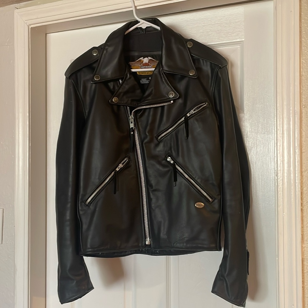 Harley Davidson NWOT Vintage Leather Jacket Size Small